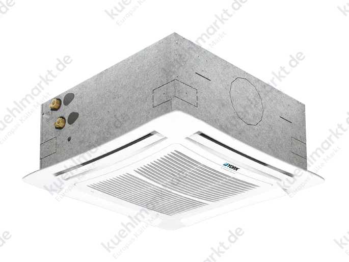 York Deckenkassette Kaltwasser m. MP-Pl. YHK-MP20-4 4 Rohr-System AC-Motor