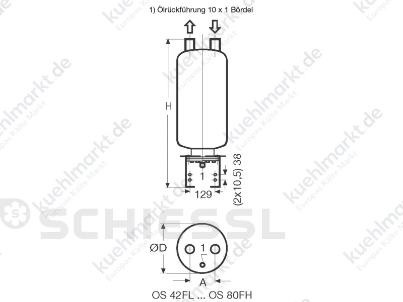 ESK Ölabscheider m.CE-Zeichen OS-67FH 18,9L