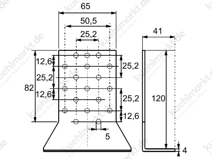 Alco Montagekonsole Universal-Montagewinkel 803798
