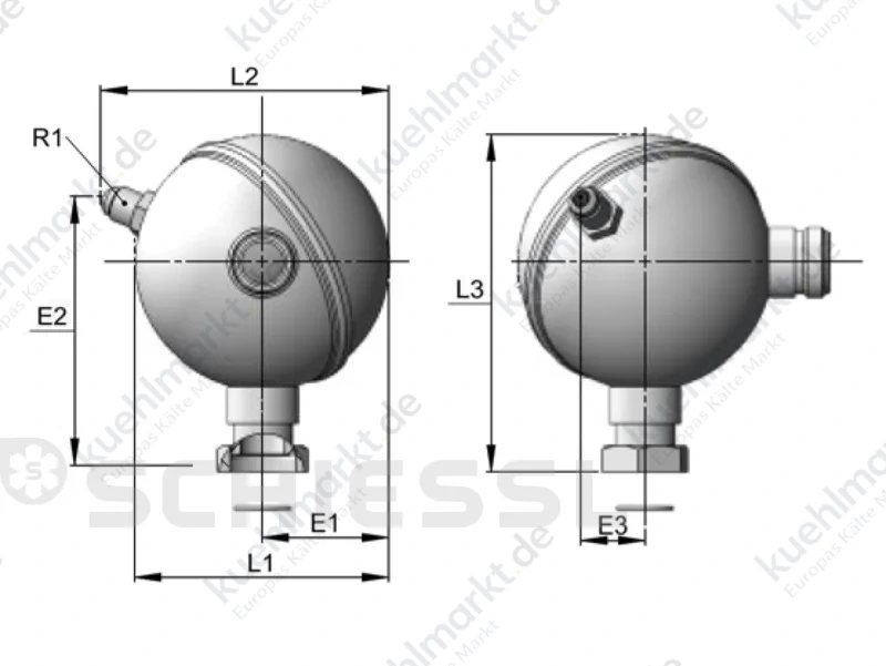 Carly Ölspiegelregulator LEVOIL 23 SU 1-1/4''f.ZB 50 bis 114