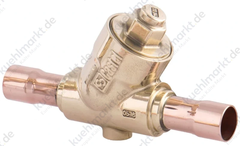Castel Rückschlagventil R744 80bar 3145EW/M28 28mm Löt