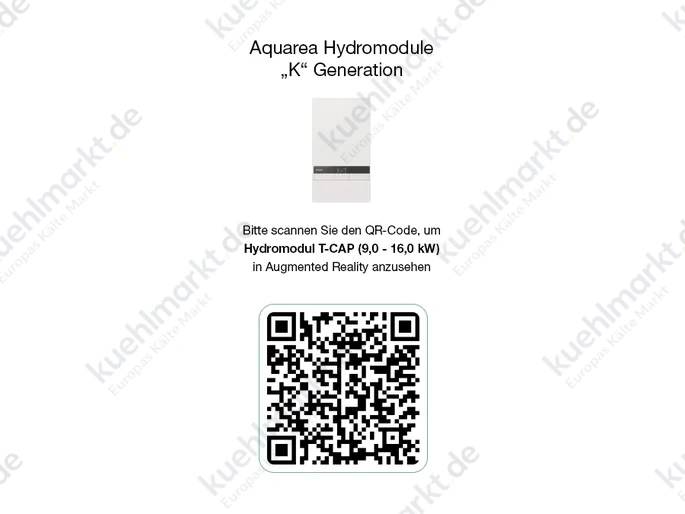 Panasonic AQUAREA Wärmepumpe Hydromodul WH-SXC16K9E8 T-CAP R32 400V