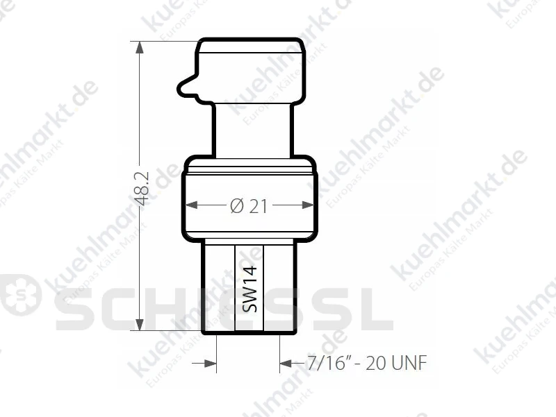 Carel Drucktransmitter ratiometrisch SPKT0033P0 7/16'' UNF 0/34,5bar IP69