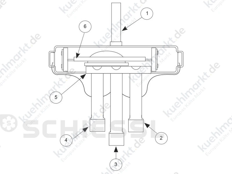 Danfoss 4-Wege Umkehrventil STF-2525G