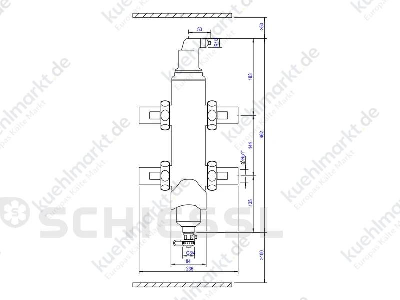 Spirotech Hydraulische Weiche SpiroCross Magnet - 1'' IG