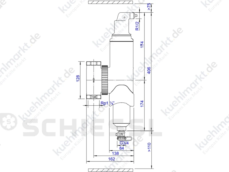 Spirotech Luft- und Schlammabscheider SpiroCombi MB3 - 1 1/4'' IG