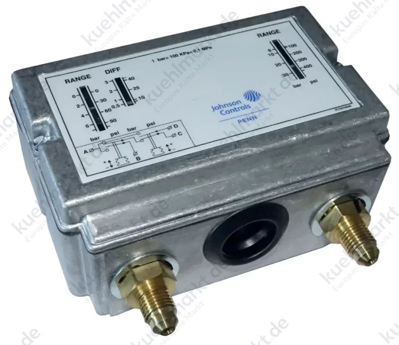 Penn Duo-Sicherheitsdruckbegrenzer P78PLM-9355 DBK+SDBK 7/16''UNF (R410A)