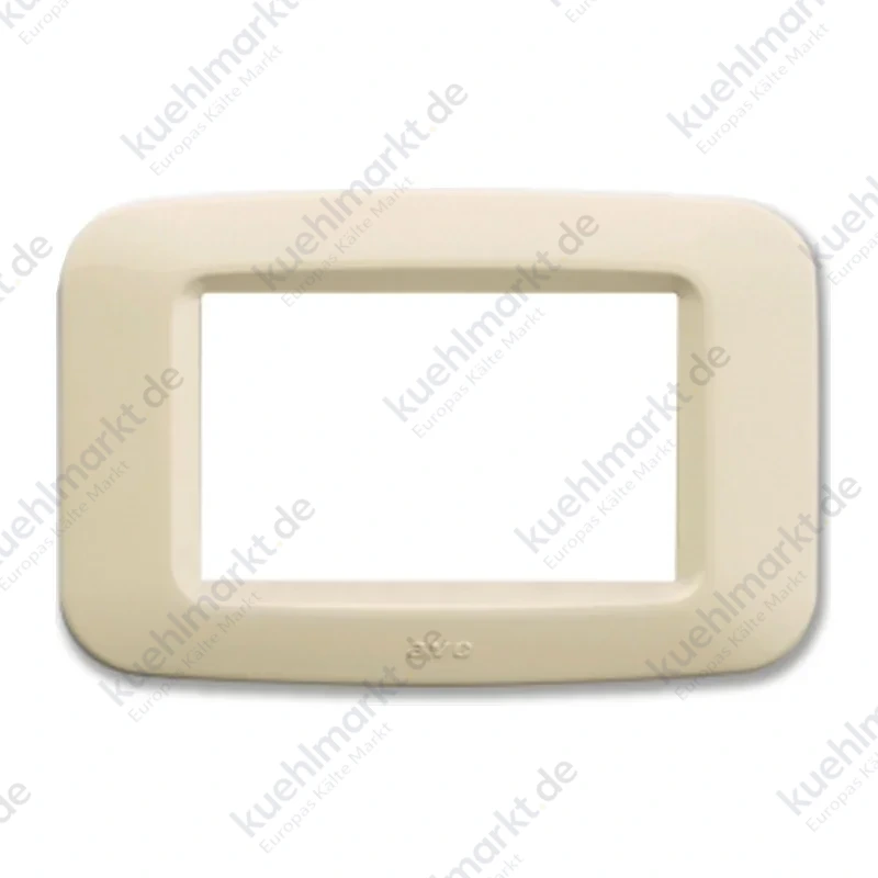 Abdeckrahmen Ave in technopolymer Yes 45 3 Module, weiß glänzend Blanc 45PY03BP