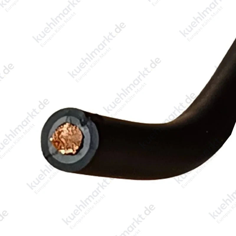 Flexibles Niederspannungskabel H07RN-F 1x185 mmq schwarz