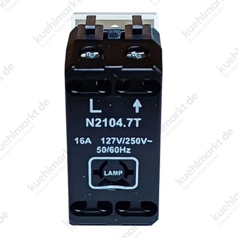 Abb Zenit Unipolarer Knopf N2104.7T PL 1 Modul Silber Z1005PL