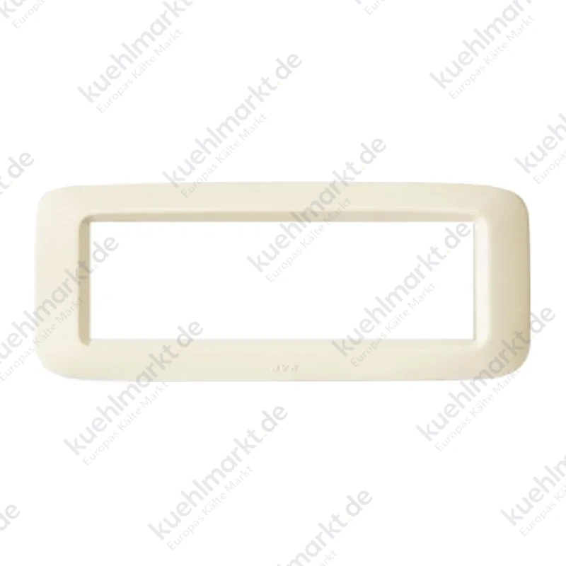 Abdeckrahmen Ave in technopolymer Yes 45 6 Module, weiß glänzend Blanc 45PY06BP