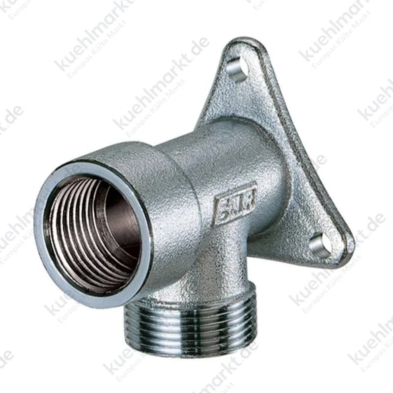 Far verchromte Wandwinkelverschraubung 1/2" Innengewinde aus Messing 5555 12