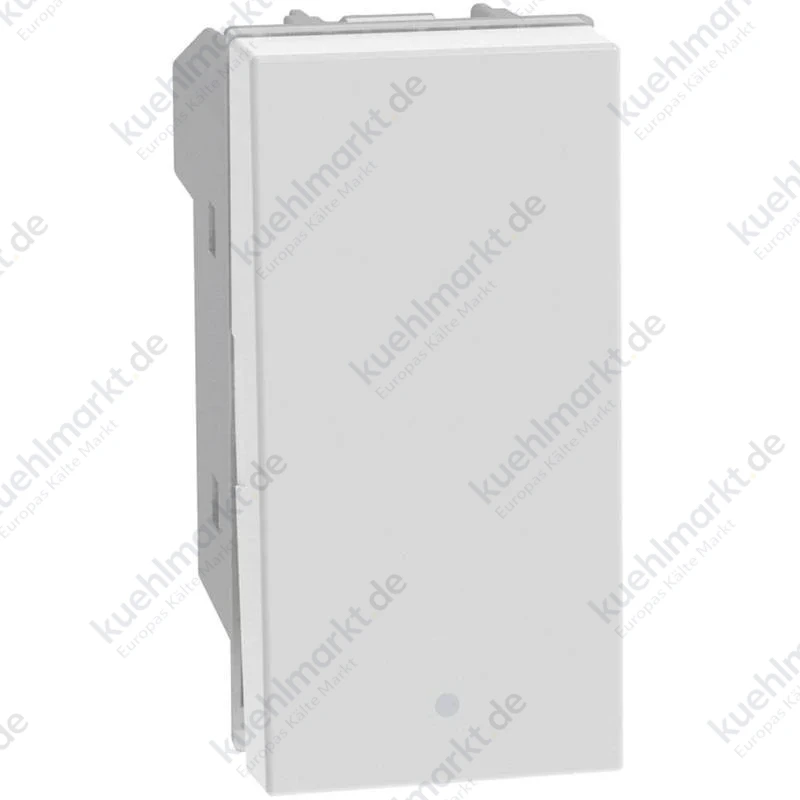 Bticino MatixGO Kippbarer Schalter 1P 10AX 1 Modul weiß JW4001