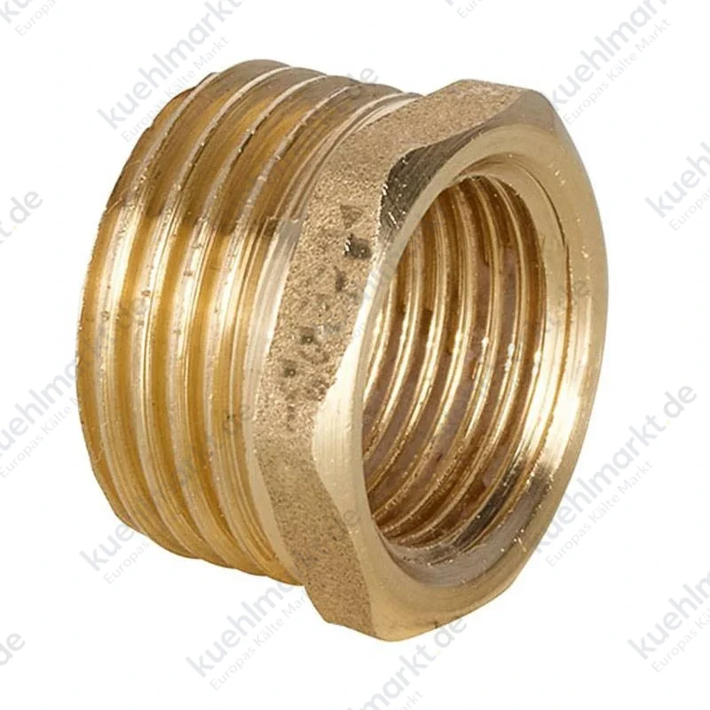 IBP Sechskantverschraubung A/I 2 x 1 1/4 Zoll aus Messing 8241 M16010000