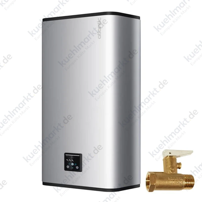 Atlantic Vertigo Steatite 80 elektrischer Warmwasserspeicher 65 Liter WLAN Farbe Silber 841279