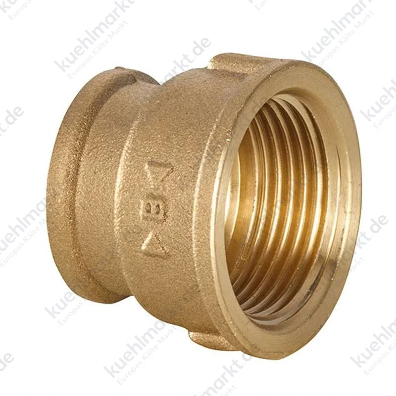 Reduziernippel für IBP Rohre I/I 1 Zoll x 1/2 Messing 8240 M08004000