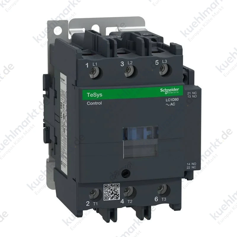 Schneider TeSys LC1D Schütz 3P 80A AC3 110V AC LC1D80F7