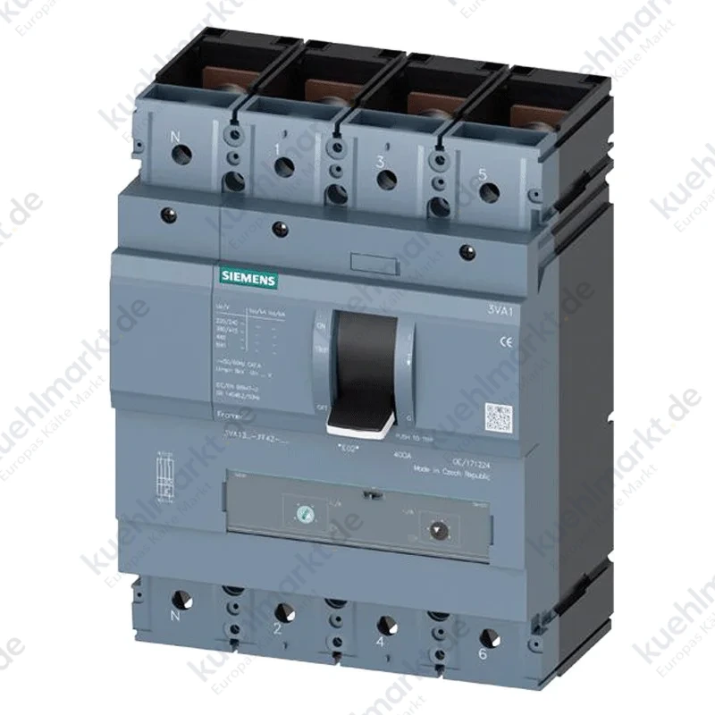 Leistungsschalter Siemens 3v bis 630A 4-Polig 36KA 3VA14634FF420AA0