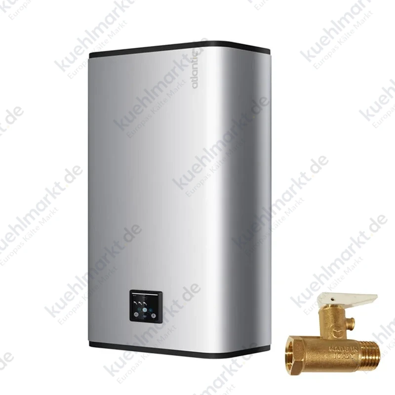 Atlantic Vertigo Steatite 50 elektrischer Warmwasserspeicher 40 Liter WLAN Farbe Silber 831181