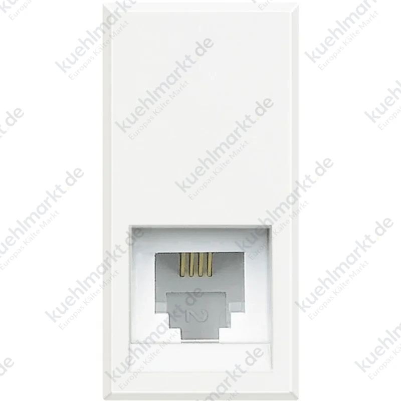 Bticino Axolute Telefonsteckdose Weiß HD4258C11N