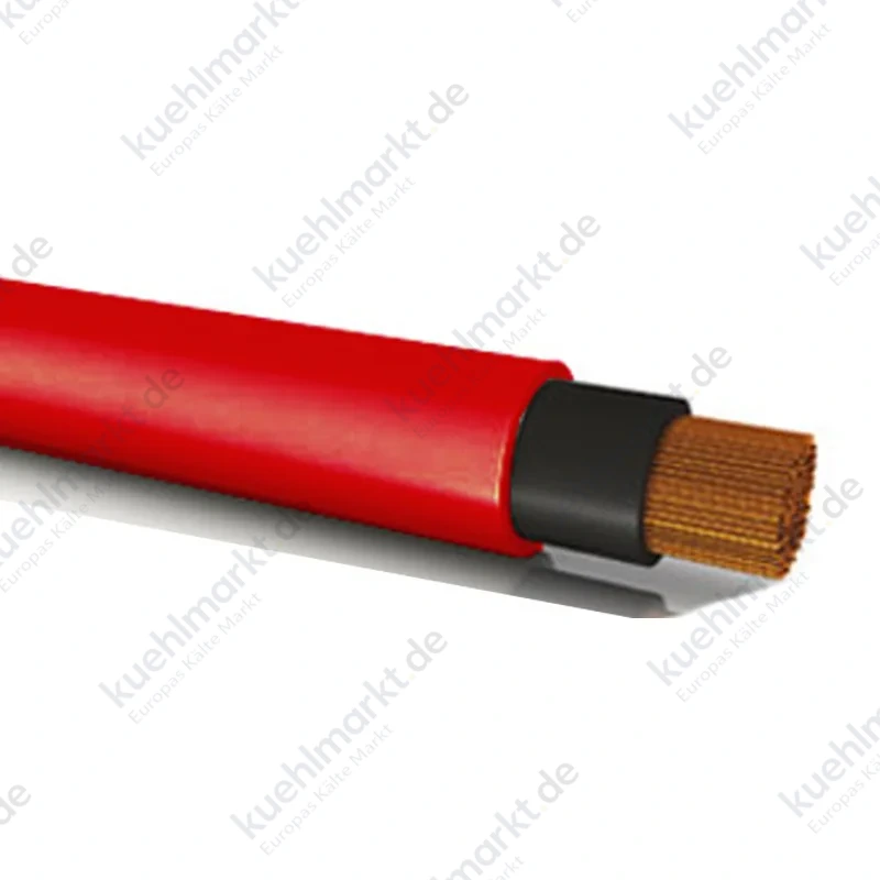 Unipolares flexibles Photovoltaik Kabel rot 1X4MMQ