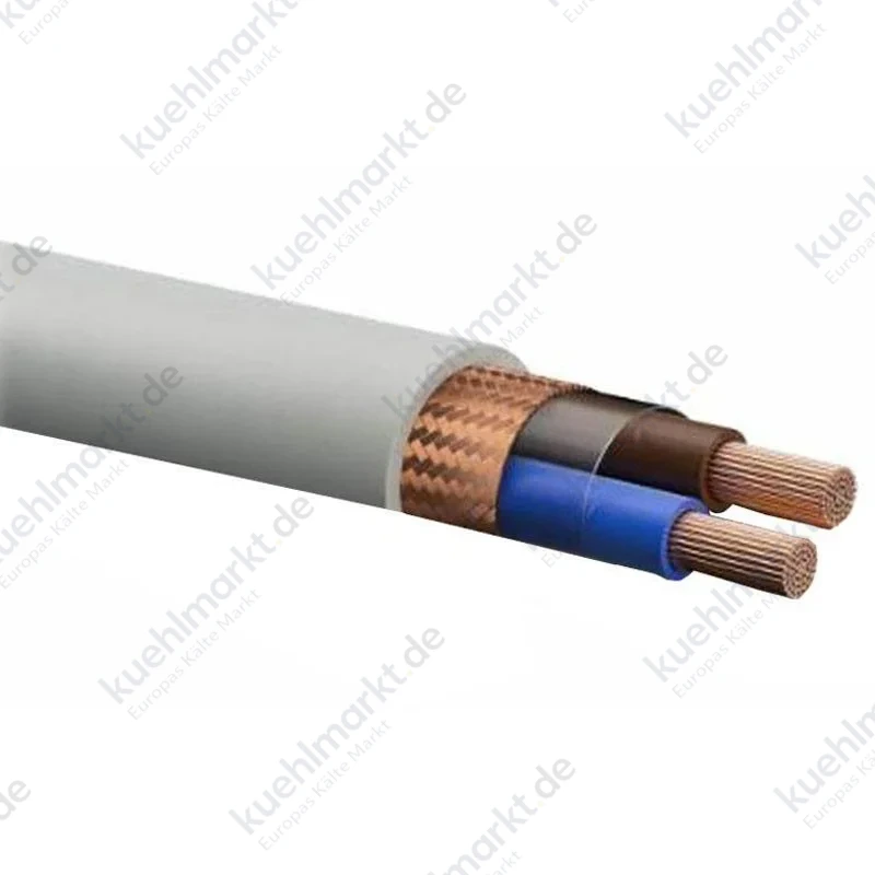 Mehradriges geschirmtes Kabel FG16OH2R16 2x2,5 qmm 0,6/1 kV Grau