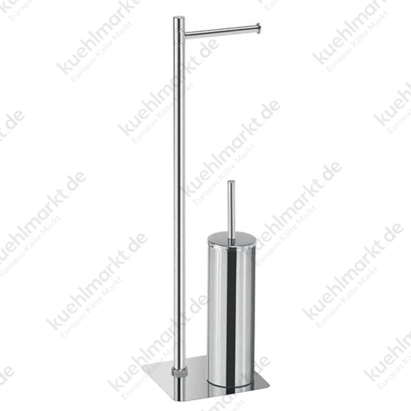 Gedy Trilly Stand WC-Garnitur mit Toilettenbürste verchromt TR32-13