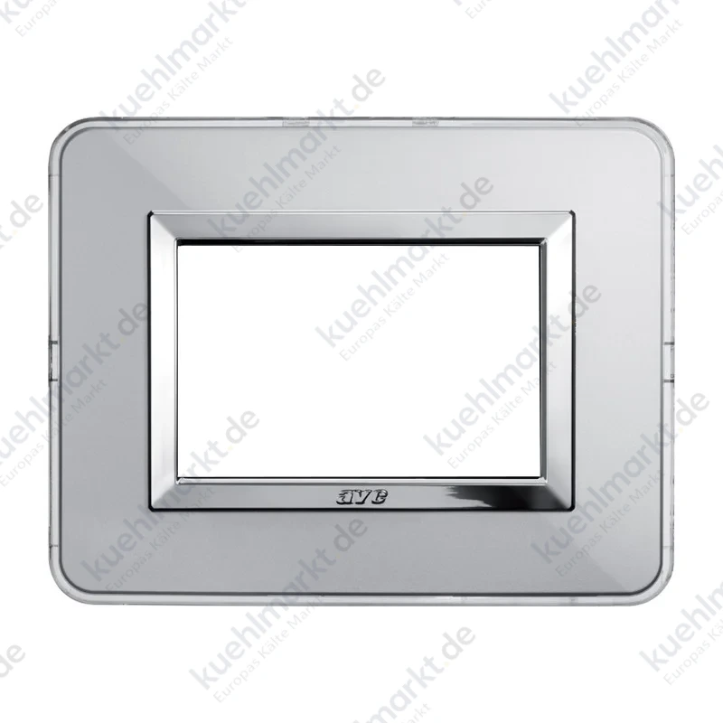 Abdeckrahmen Ave Personal System 44 technopolymer 3 module, aluminium, natur 44P03ALS
