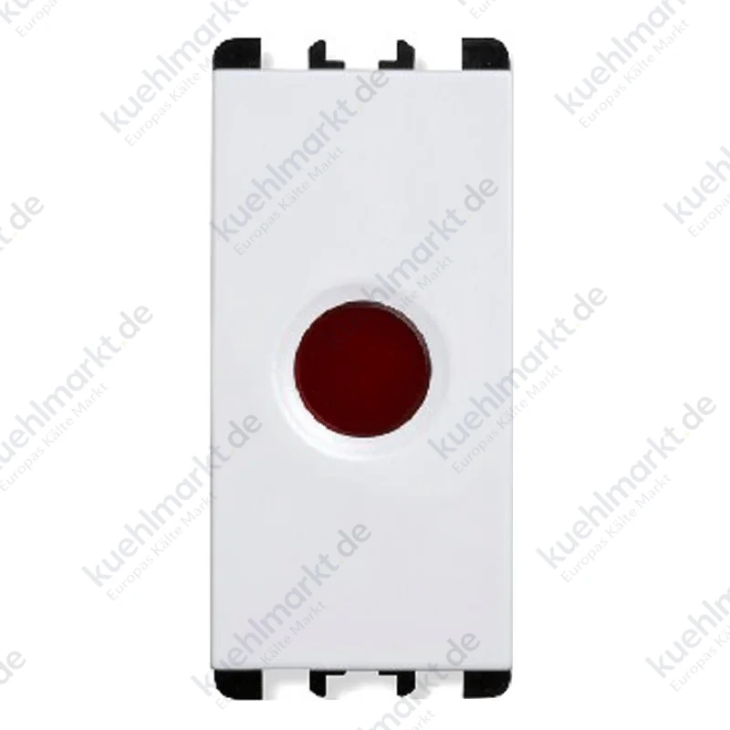Roter Diffusor für led Urmet Simon Nea 1 Modul weiß 10282.B