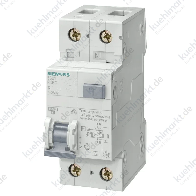 Siemens FI/LS-Schalter 25A 1P+N 6kA 300mA Kurve C AC 2M 5SU16561KK25