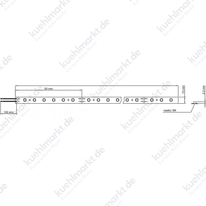 Ledco LED-Streifen 5 Meter 80W 24Vdc 4000K IP20 klebend SL120LBN20