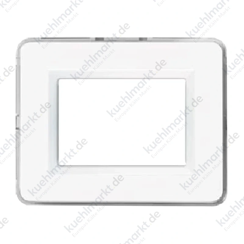 Abdeckrahmen Ave Personal System 44 technopolymer 3 module, weiß 44P03B