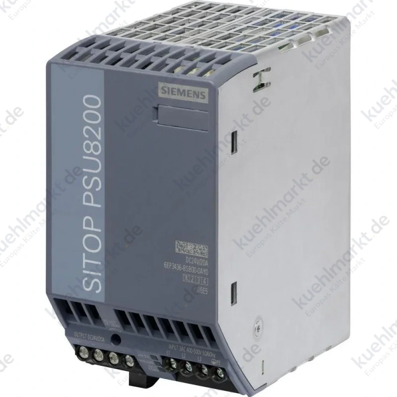 Siemens Netzteil switching SITOP 3F/24VDC 20A 6EP34368SB000AY0