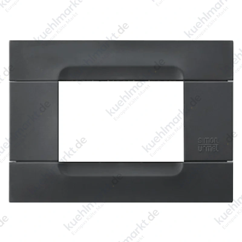 Platte Urmet Simon Kàdra technopolymer schwarz auckland 3 Module 10803