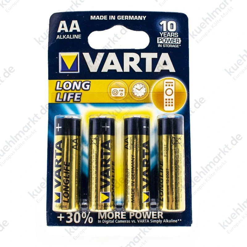 Varta AA Alkalibatterie 1,5V LR6 04106101414