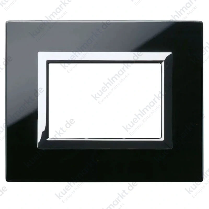 Ave Vera Sistema 44 Abdeckrahmen Glas 3 Module absolut schwarz 44PV3NAL