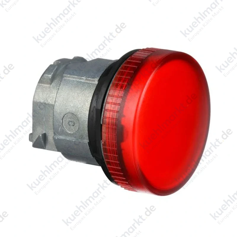 Schneider Taste glatt rotes Licht Ø22 ZB4BV04