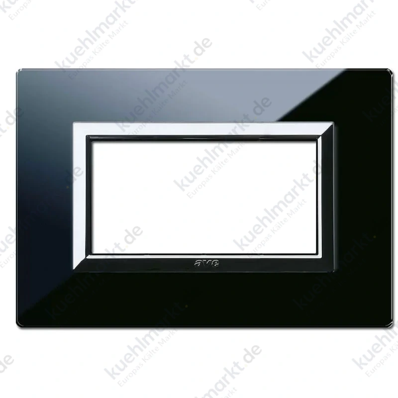 Ave Vera Abdeckrahmen Glass Sistema 44 4 Module absolut schwarz 44PV4NAL