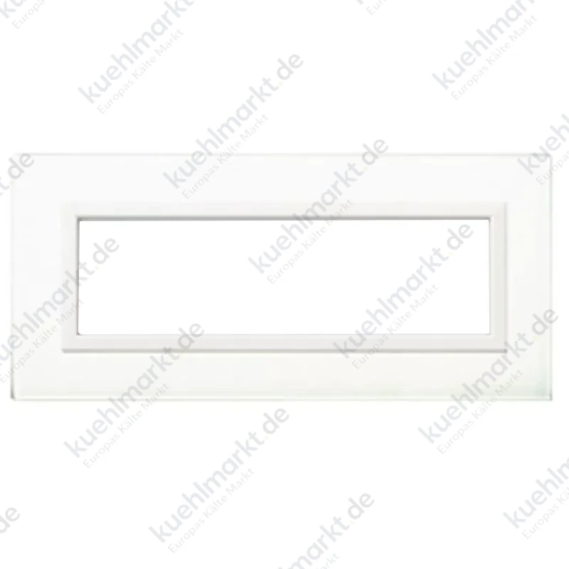 Ave Vera Sistema 44 Abdeckrahmen Glas 7 Module glänzend weiß 44PV7BL