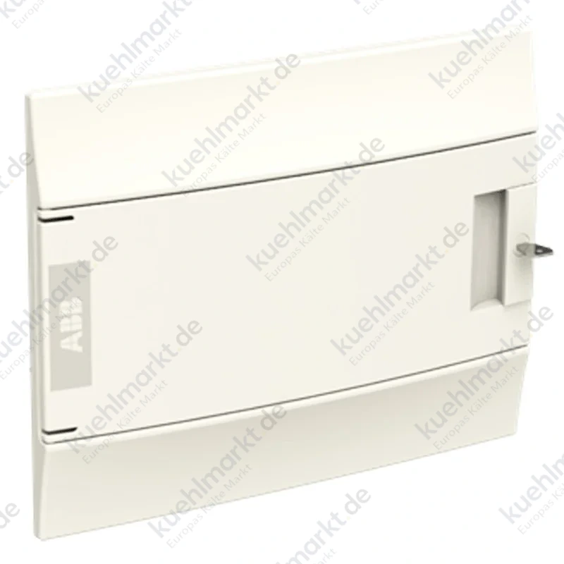ABB Unterputz-Schaltschrank 12 Module IP41 Volltür weiß 41F12X11