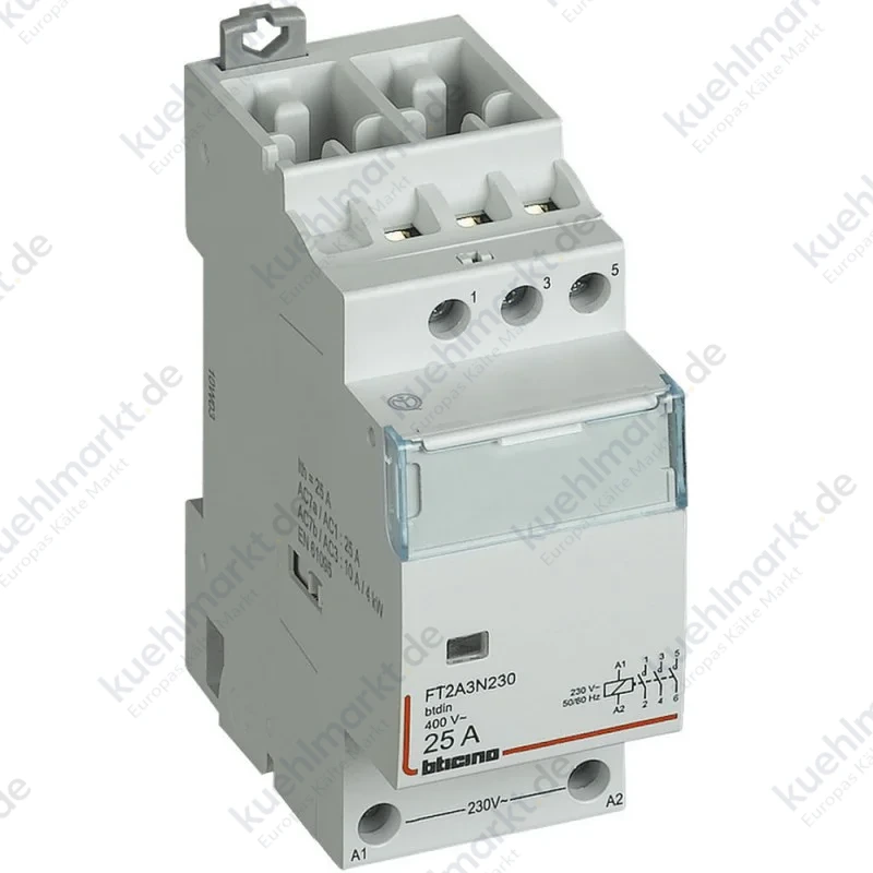 Bticino Schütz 25A 4NO 230VAC 2 Module FT2A4N230