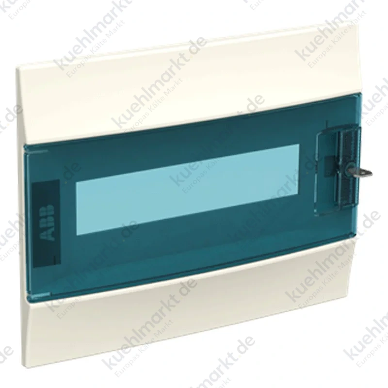 ABB Unterputz-Schaltschrank 12 Module IP41 Tür blau petrol 41F12X12