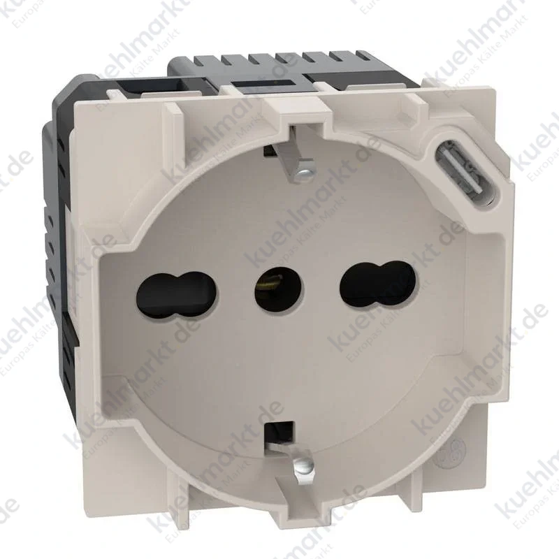 Bticino Living Now P40 Schuko USB-Steckdose Sand KM4140A16USB