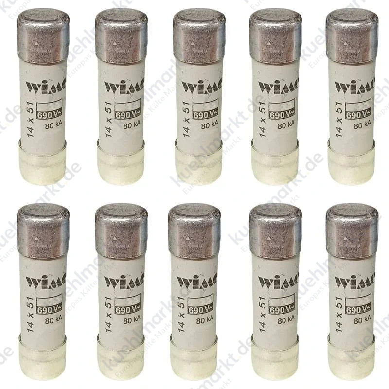 Wimex Sicherungen CH14 GG 32A 690V 14x51 mm 10 Stk. 5400232