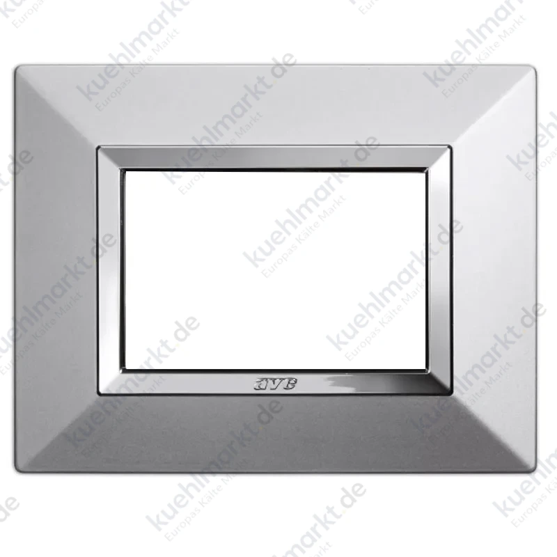 Ave Abdeckrahmen Zama Sistema 44 Metall 3 Module natürliches Aluminium 44P93ALS