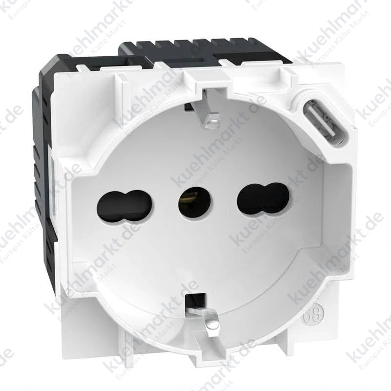 Bticino Living Now P40 Schuko USB-Steckdose Weiß KW4140A16USB