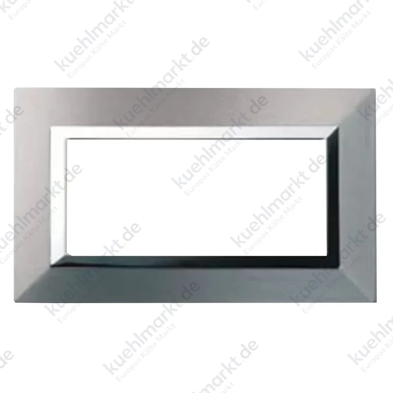 Ave Abdeckrahmen Zama Sistema 44 Metall 4 Module natürliches Aluminium 44P94ALS