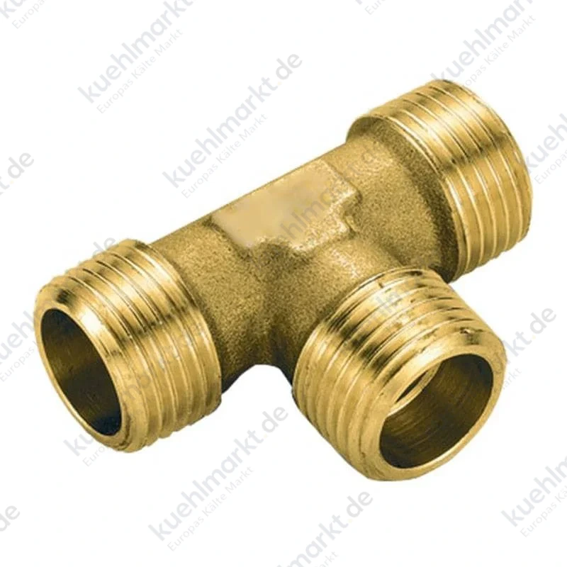 IBP T-Stück für Rohre A/A/A 1/2 Messing 8132 M04004004