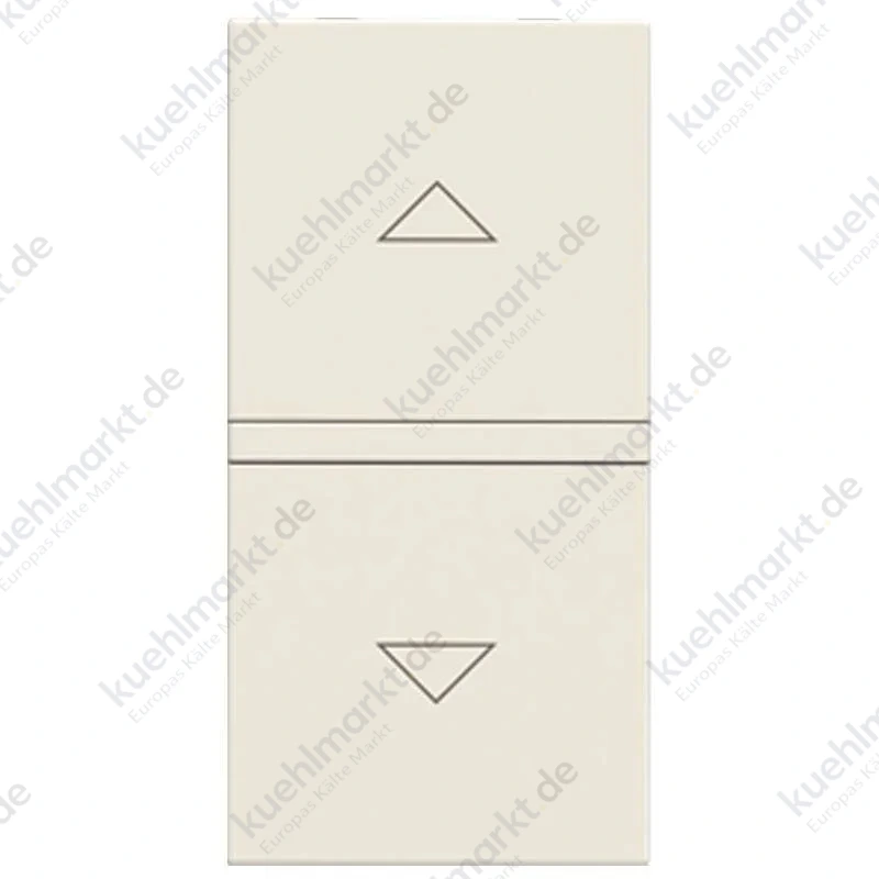 Abb Zenit Doppeldrucktaster Rollladen N2144 BB 1 Modul Weiß Z1032BB