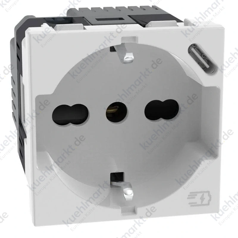 Bticino MatixGo P40 Schuko USB-Steckdose Weiß JW4140A16USB